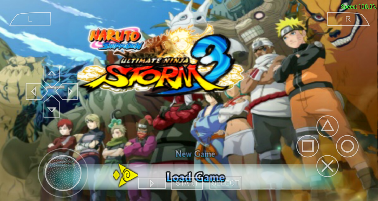 Naruto Ultimate Ninja Impact Storm 3 MOD ISO PSP