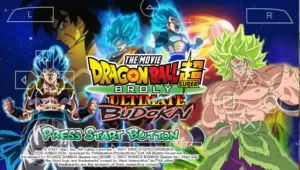 Dragon Ball Super Broly Shin Budokai 2 Mod PSP