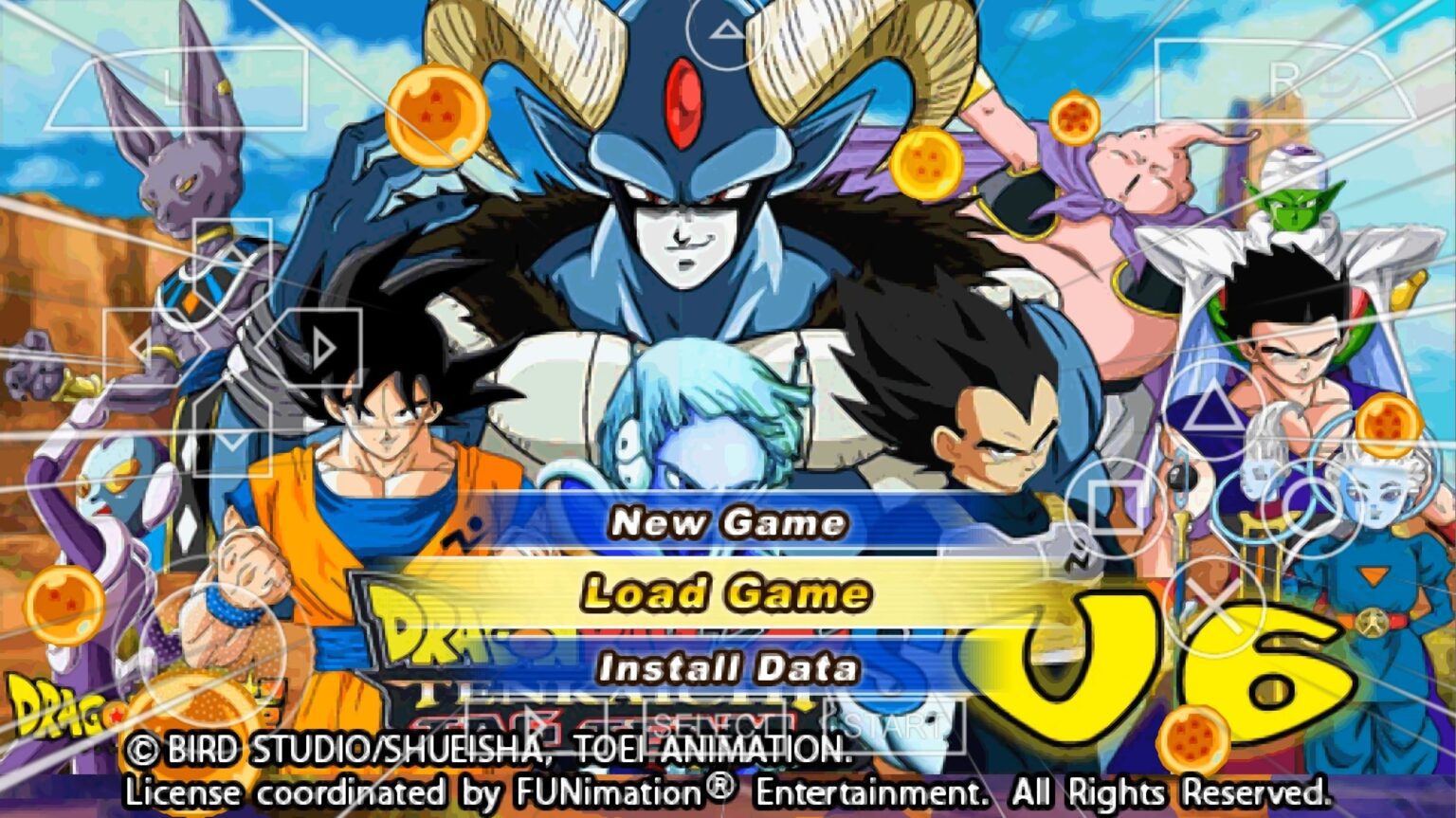 Dragon Ball Z Tenkaichi Tag Team Sagas Android Dragon Ball Z Mod PSP ANDROID