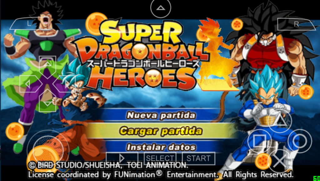 Super Dragon Ball Heroes Android PSP Game
