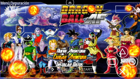 Dragon Ball Z AF BT3 Tenkaichi Tag Team Mod PSP