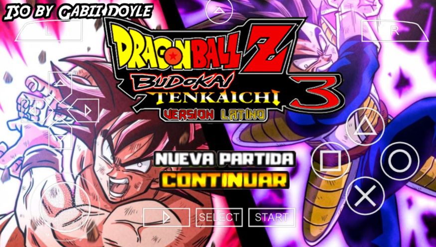 Dragon Ball Z BT3 Version Latino Android PSP Game