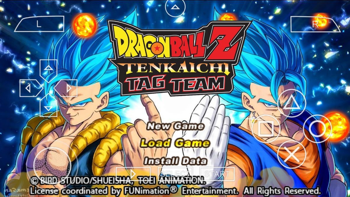 DBZ TTT Anime Game ISO PSP Mod.