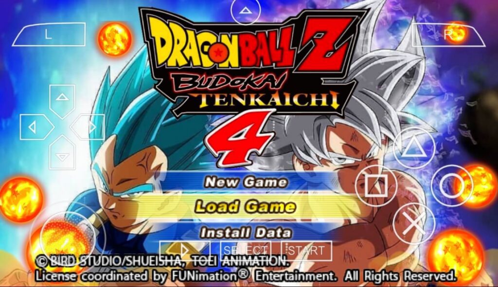 New Dragon Ball Z Budokai Tenkaichi 4 PSP V7 Game