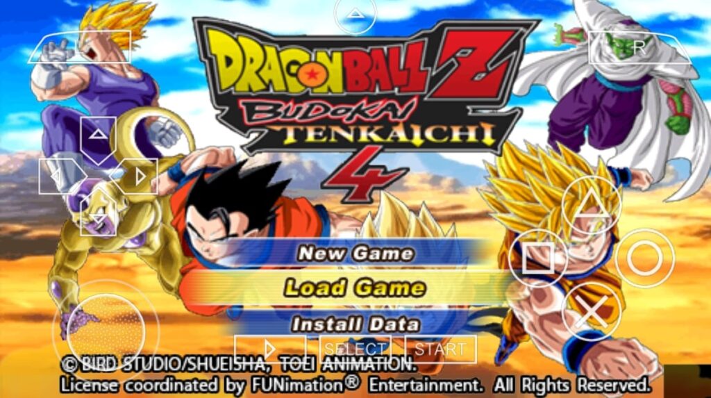 Dragon Ball Z Budokai Tenkaichi 4 PSP Android