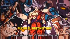 DBZ TTT Ultimate Mod Latino Version PSP