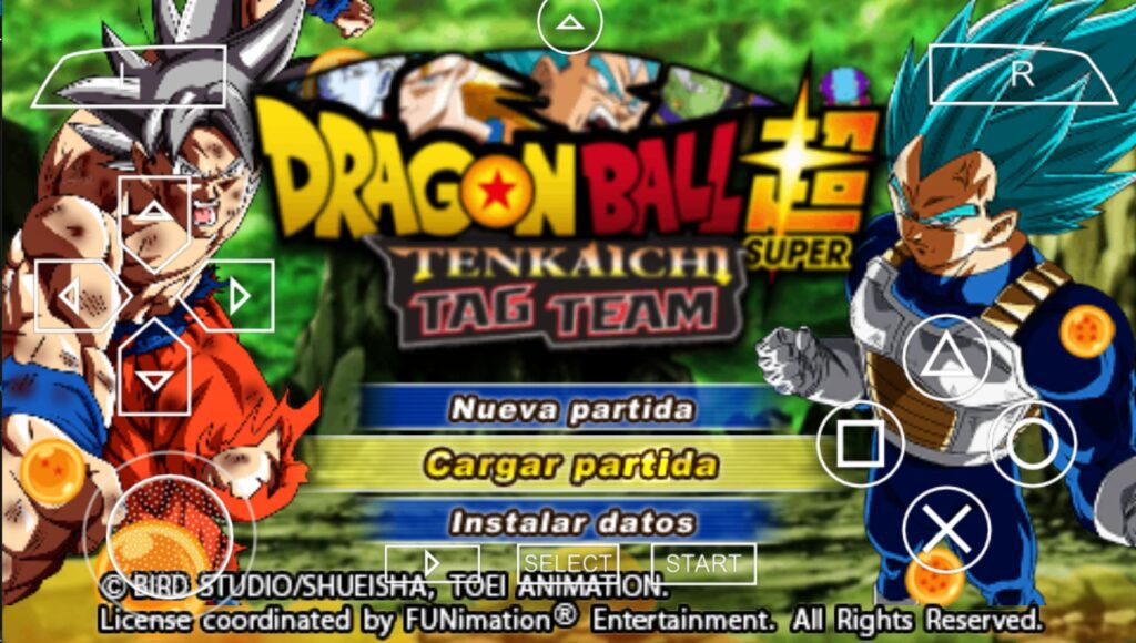 Jogos da psp anime dbz ttt mod