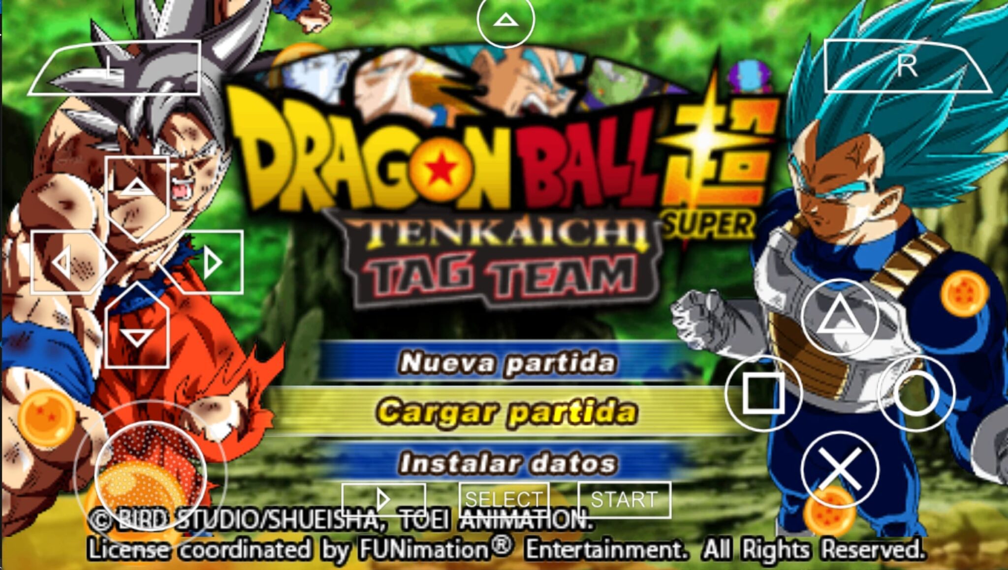 DBZ Tenkaichi Tag Team - Mega Mods V1 Español PSP DBZ Tenkaichi