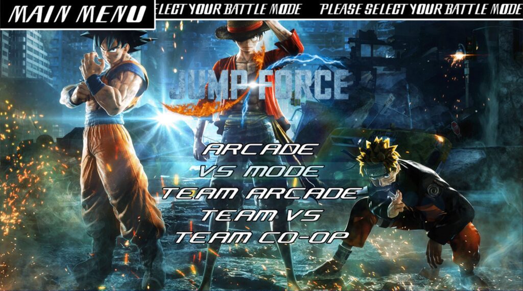 Jump Force Mugen Anime Game Download