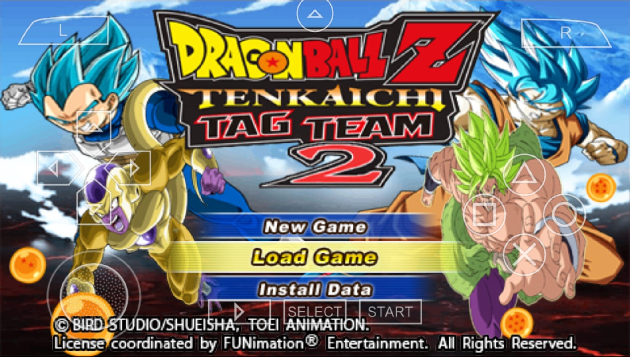 dragon ball z tenkaichi tag team ppsspp cpu