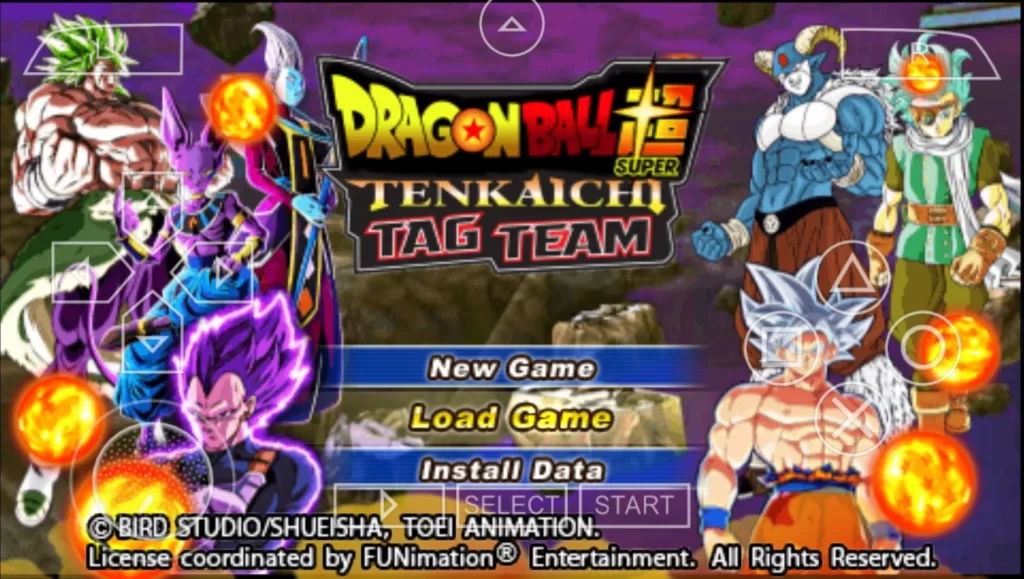 Dragon Ball Super Tenkaichi Tag Team PSP Mod ISO Download