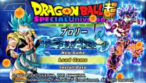 DRAGON BALL Z TENKAICHI TAG TEAM SPECIAL UNIVERSE MOD PSP DOWNLOAD