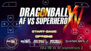 New Dragon Ball Xenoverse 2 SuperHero Vs AF Mod ISO PSP
