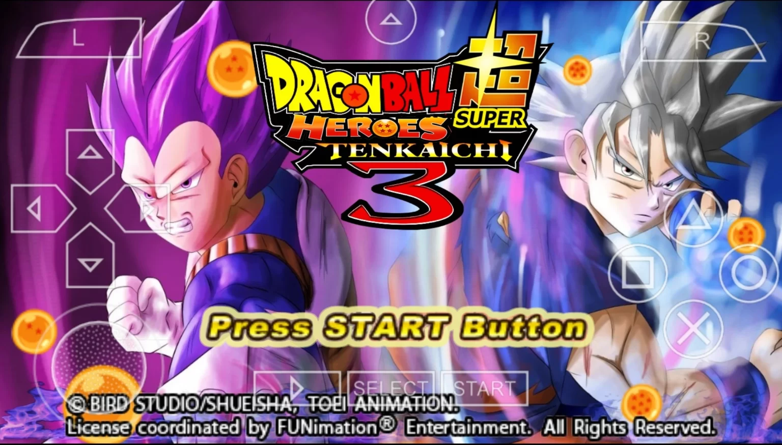 New Dragon Ball Super & Heroes BT3 Mod ISO PSP