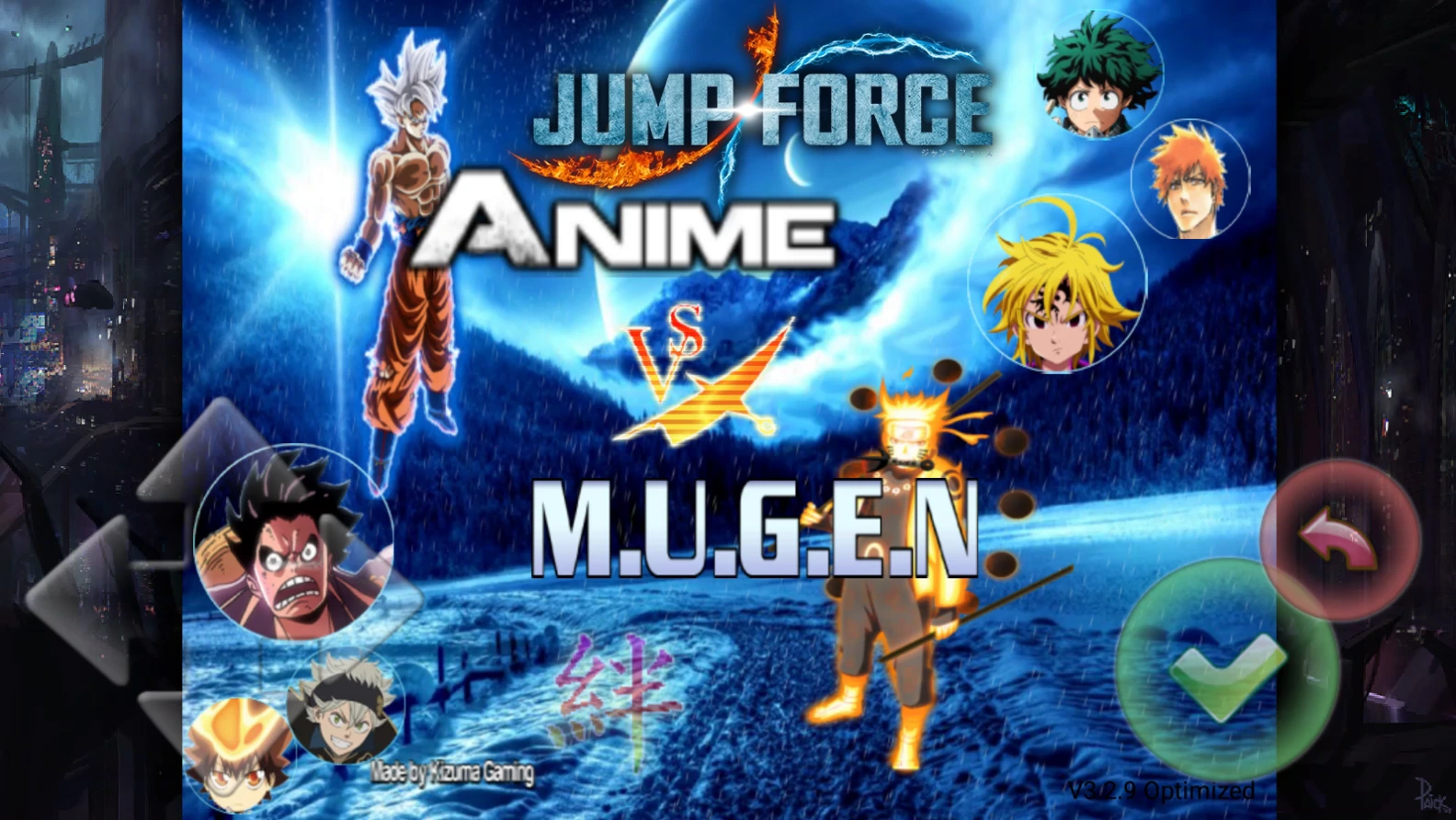 Full Game Version Jump Force Mugen Apk for Android - BiliBili