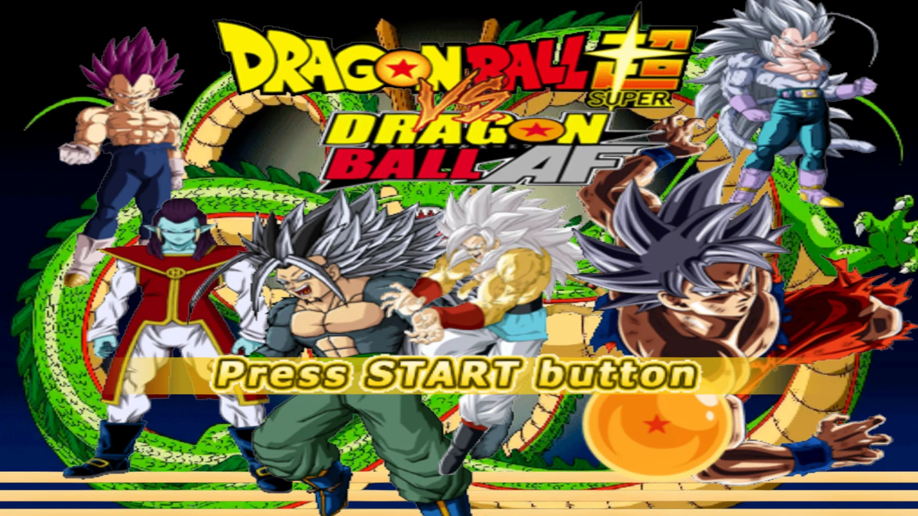 DBZ BT3 Dragon Ball Super Hero Vs AF Mod PS2