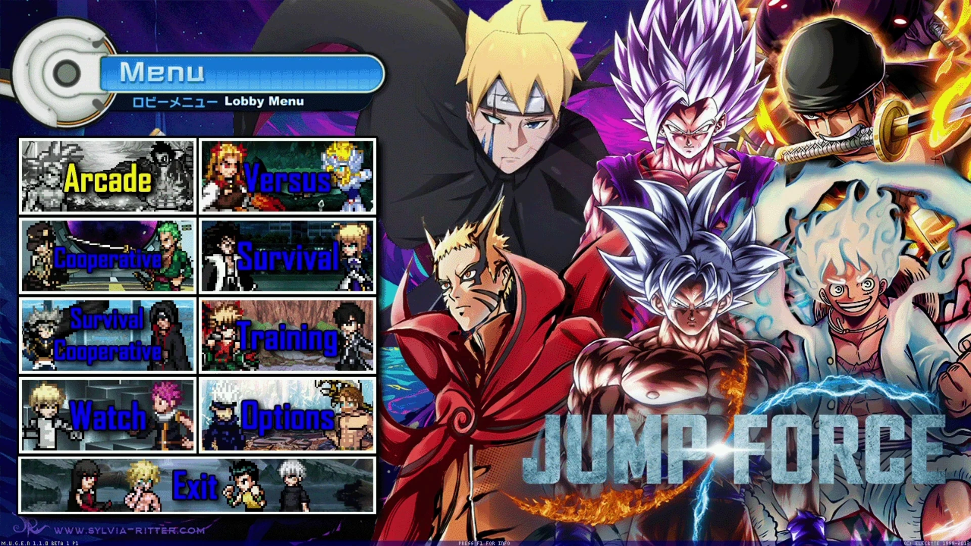 Download Mugen Jump Force Game V12