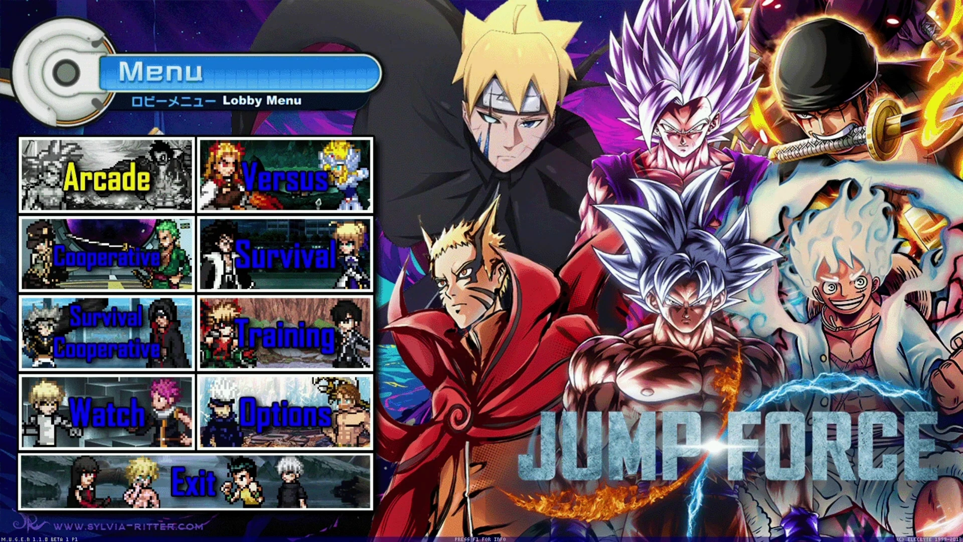 Jump Force Mugen Anime Game Download - EvolutionofGames