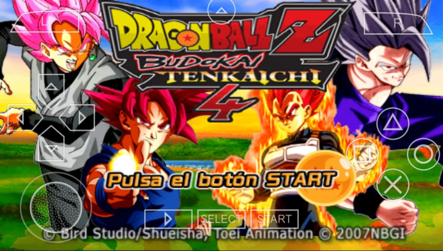 Dragon Ball Z Budokai Tenkaichi 4 Android Game Download PSP