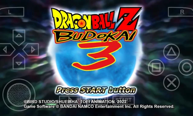 New Dragon Ball Z Budokai 3 PSP Edition Original Mod ISO