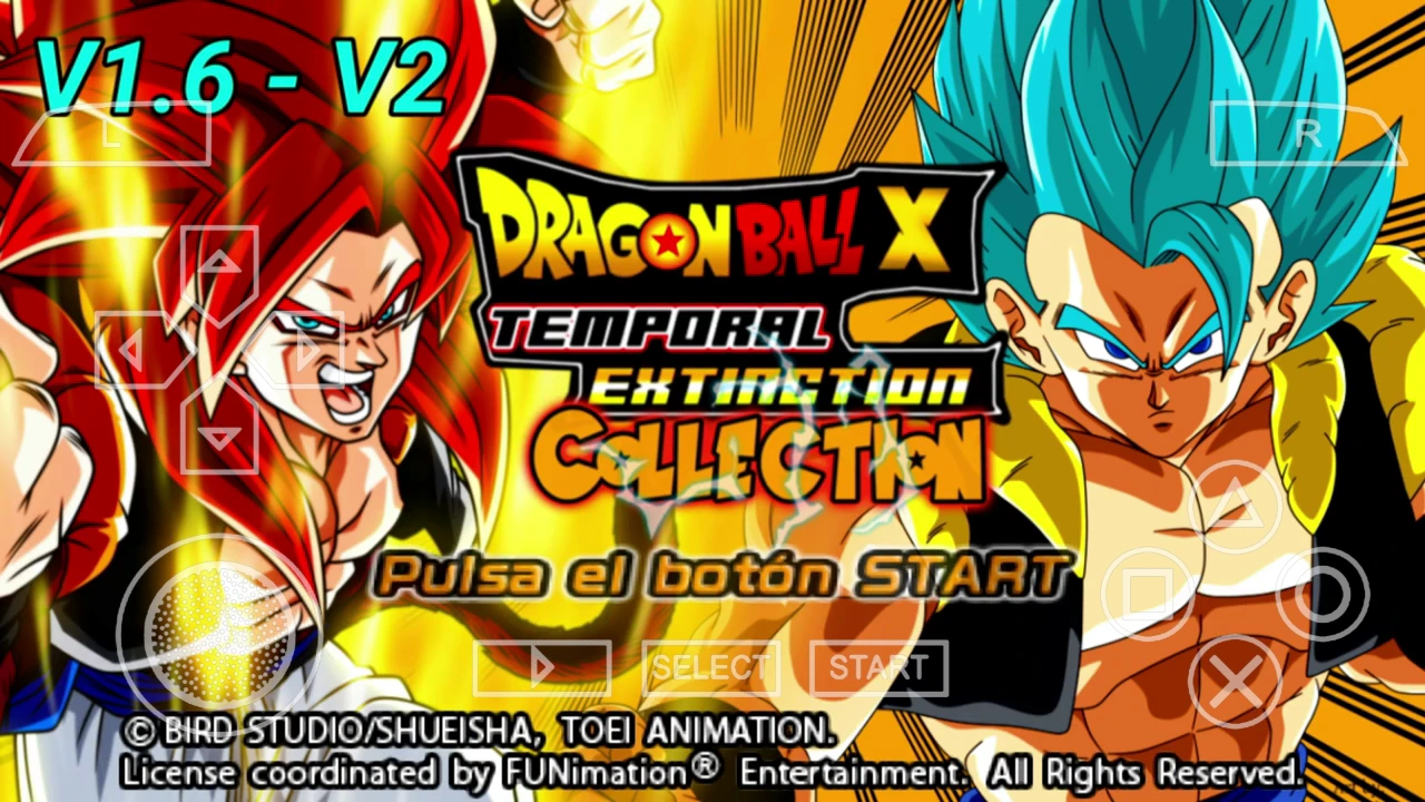 New Dragon Ball Z TTT Mod PSP