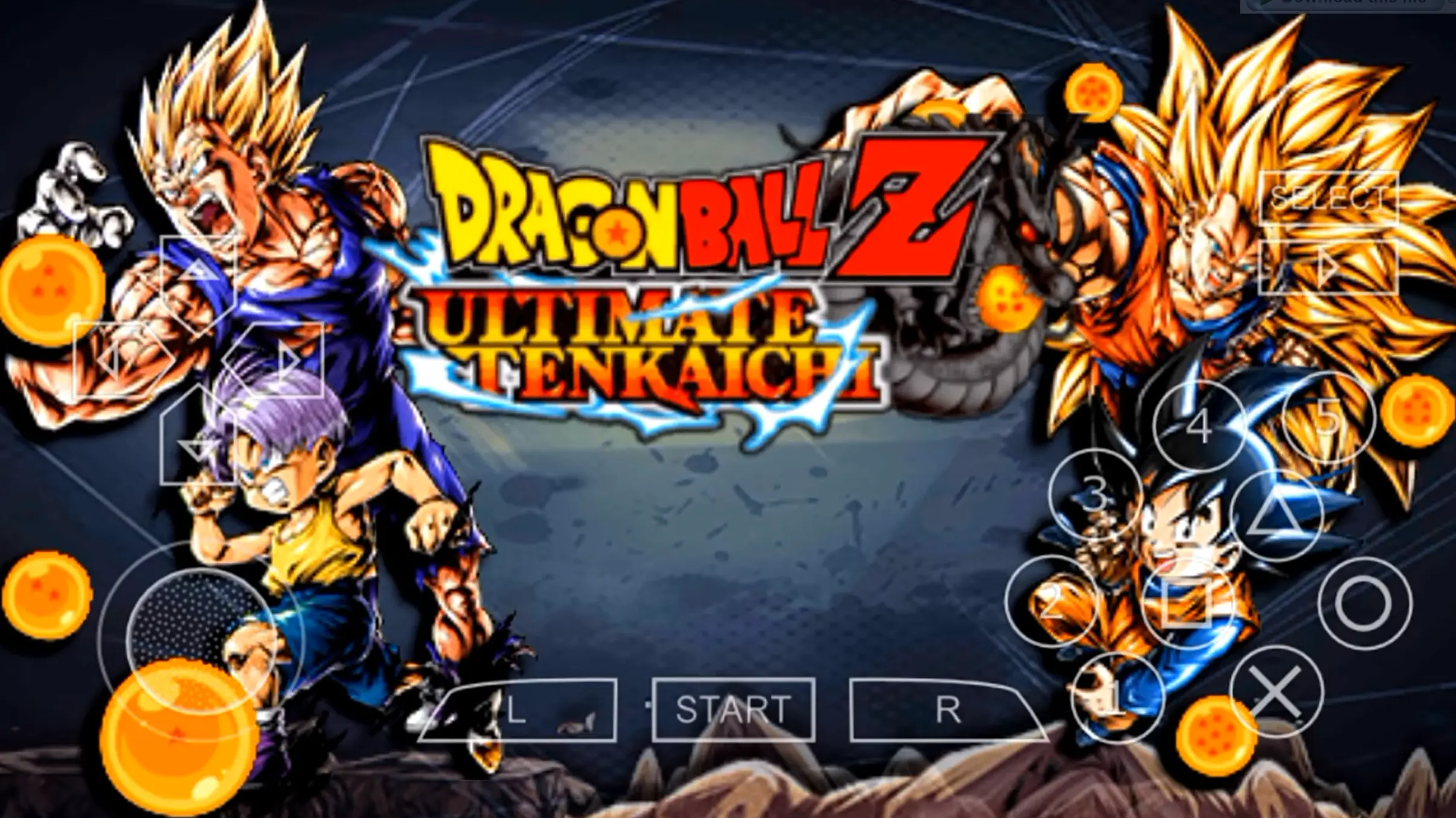 New Dragon Ball Z Ultimate Tenkaichi PSP Mobile Game Download