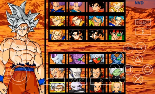 Dragon Ball Z Tenkaichi Tag Team 5 PPSSPP Mod