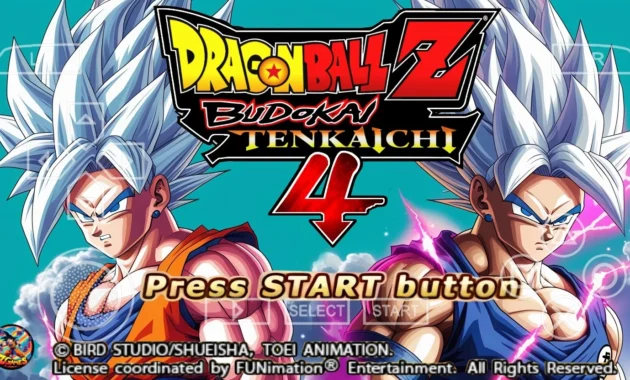 New DBZ TTT Budokai Tenkaichi 4 Sparking Mod Latino ISO PSP