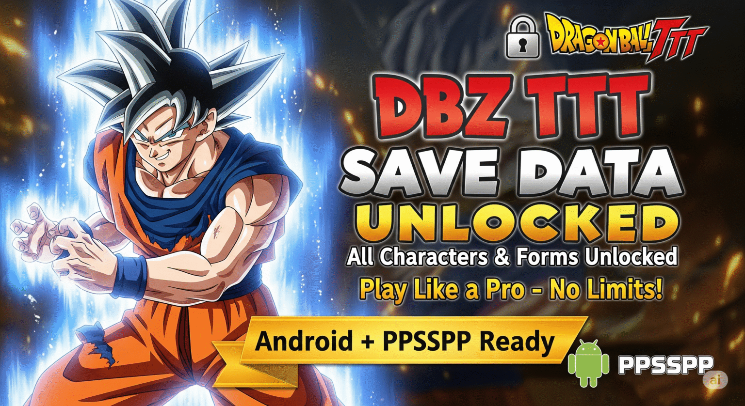 New dbz ttt save game data download unlocked