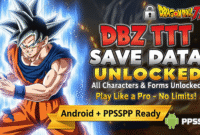 New dbz ttt save game data download unlocked
