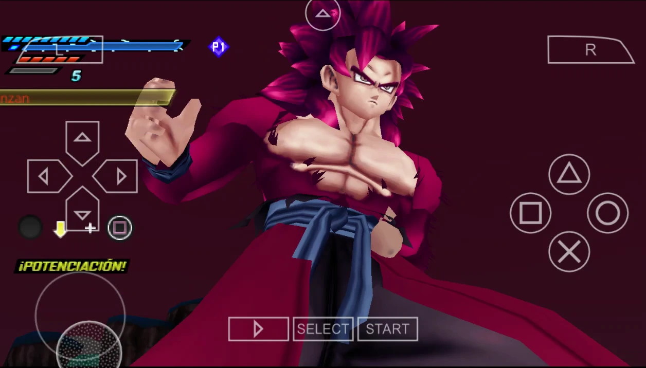 New DBZ TTT Warriors Mod ISO PSP