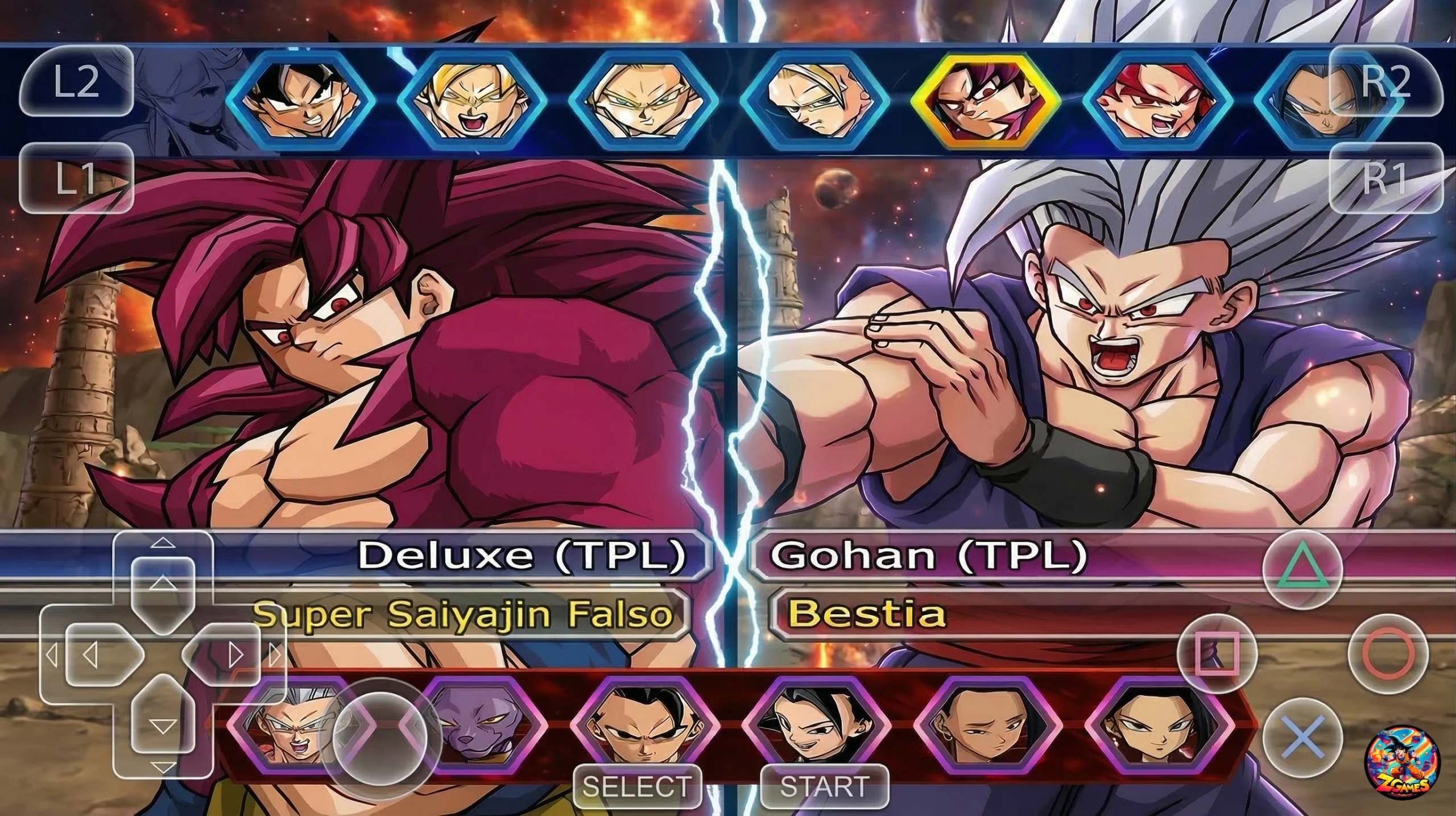 New Budokai Tenkaichi 3 Sparking Zero Lane Mod ISO