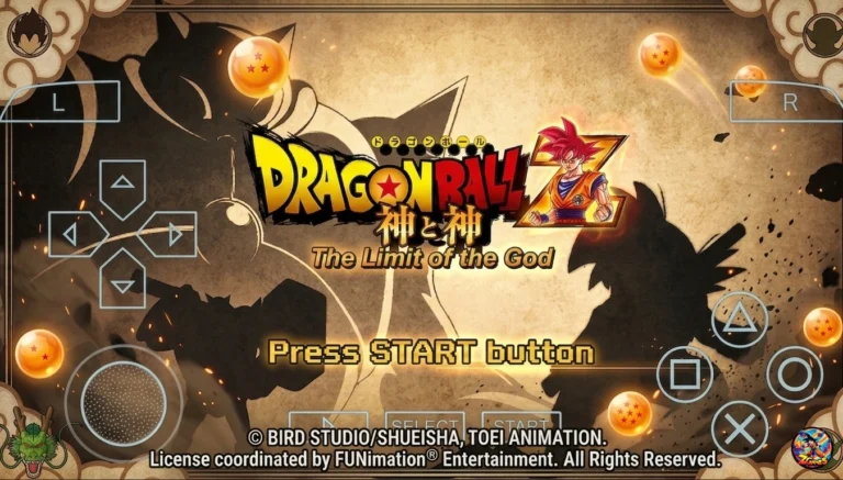 New Dragon Ball Tenkaichi Tag Team Mod The Limit of God PPSSPP ISO New DBZ TTT The Limit of God Mod