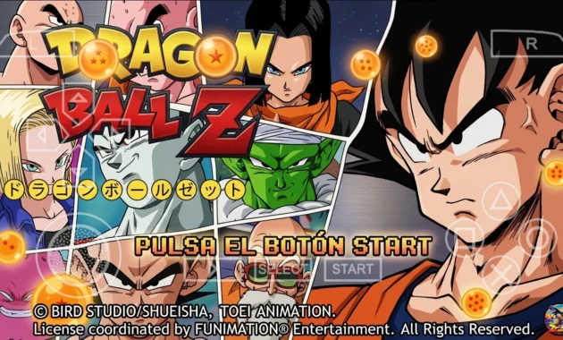 New Dragon Ball Z TTT My Universe Mod Anime Graphics ISO
