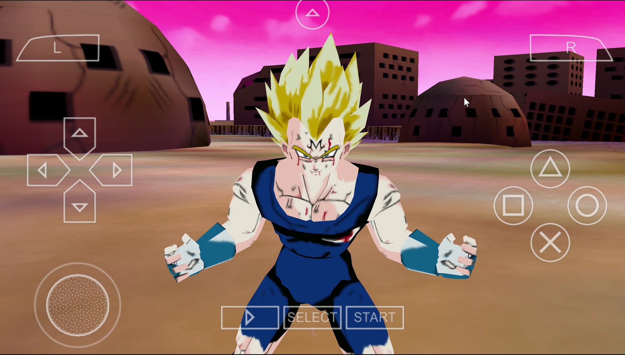 New Dragon Ball Z TTT My Universe Mod PPSSPP 2026 1 New Dragon Ball Z TTT My Universe Mod PPSSPP main menu