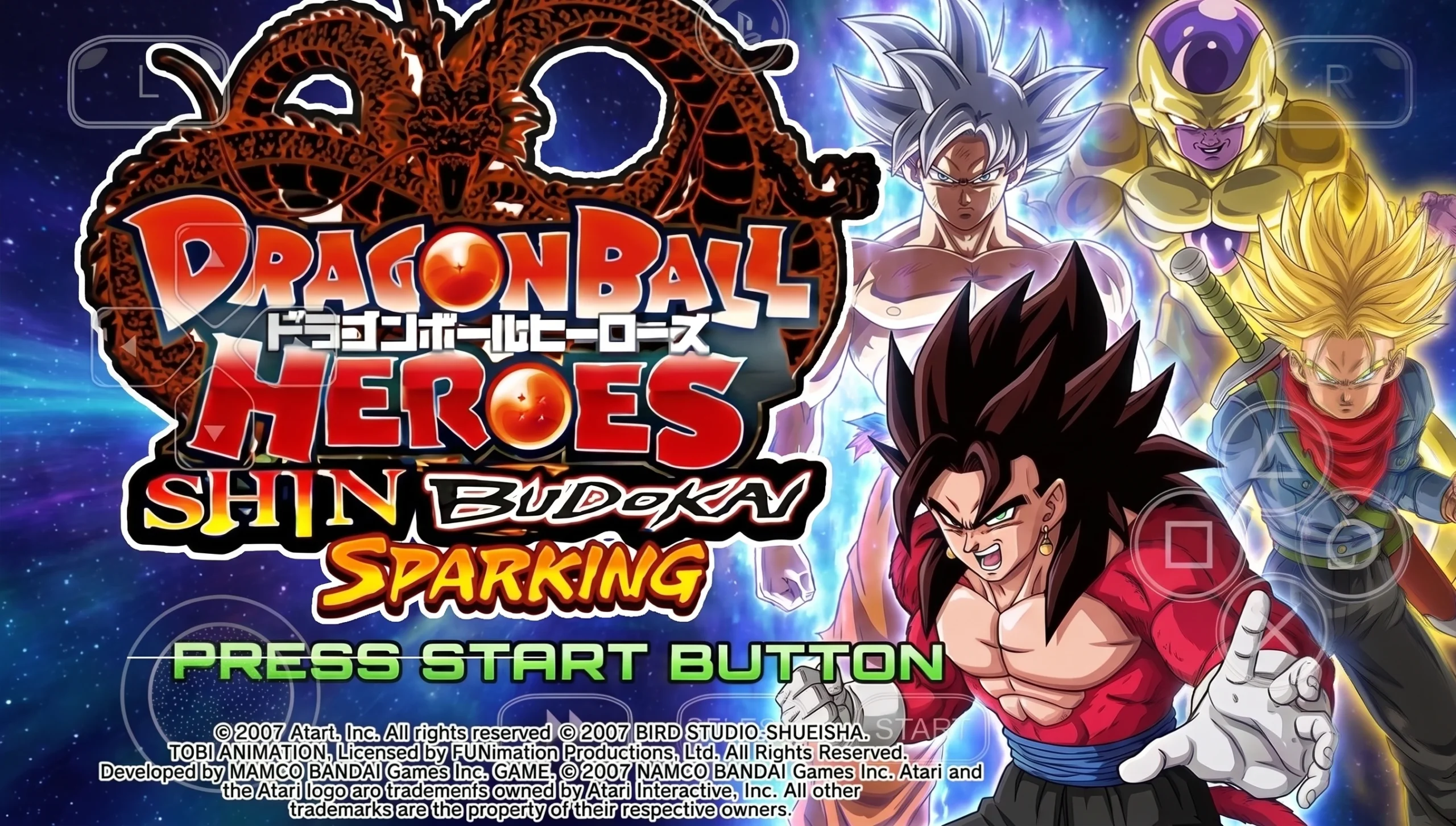 Super Dragon Ball Heroes Shin Budokai 2 Sparking mod