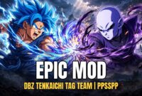 DBZ Tenkaichi Tag Team Epic Mod gameplay on PPSSPP emulator for Android