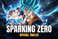 Dragon Ball Sparking Zero official trailer key visual with Goku