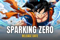 Dragon Ball Sparking Zero release date key art for PS5 Xbox Series X S and PC