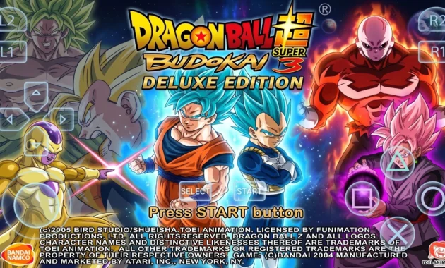 New Dragon Ball Z Budokai 3 Deluxe Edition Mod ISO Download