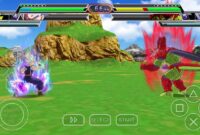 Power Up Sparking Zero mod transformation with new aura effects on PPSSPP