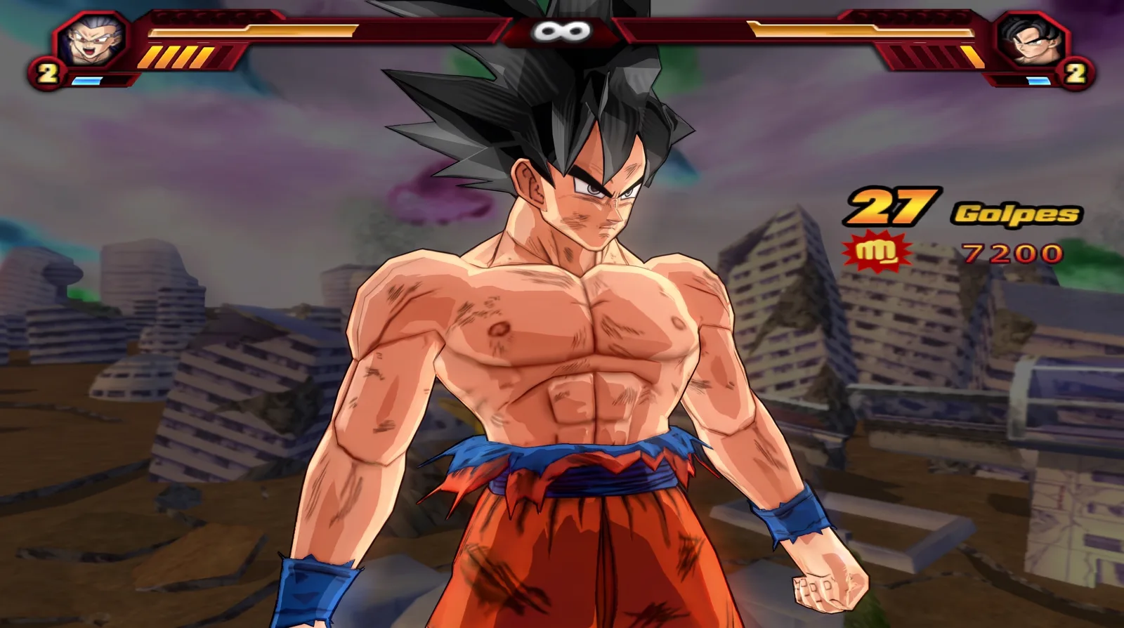 New Dragon Ball Z Budokai Tenkaichi 3 Sparking Zero Lane Mod ISO PS2 1 Goku vs Gohan Beast gameplay fight in Budokai Tenkaichi 3 Sparking Zero Lane Mod ISO PS2