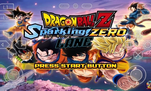Budokai Tenkaichi 3 Sparking Zero Lane Mod ISO PS2 title screen