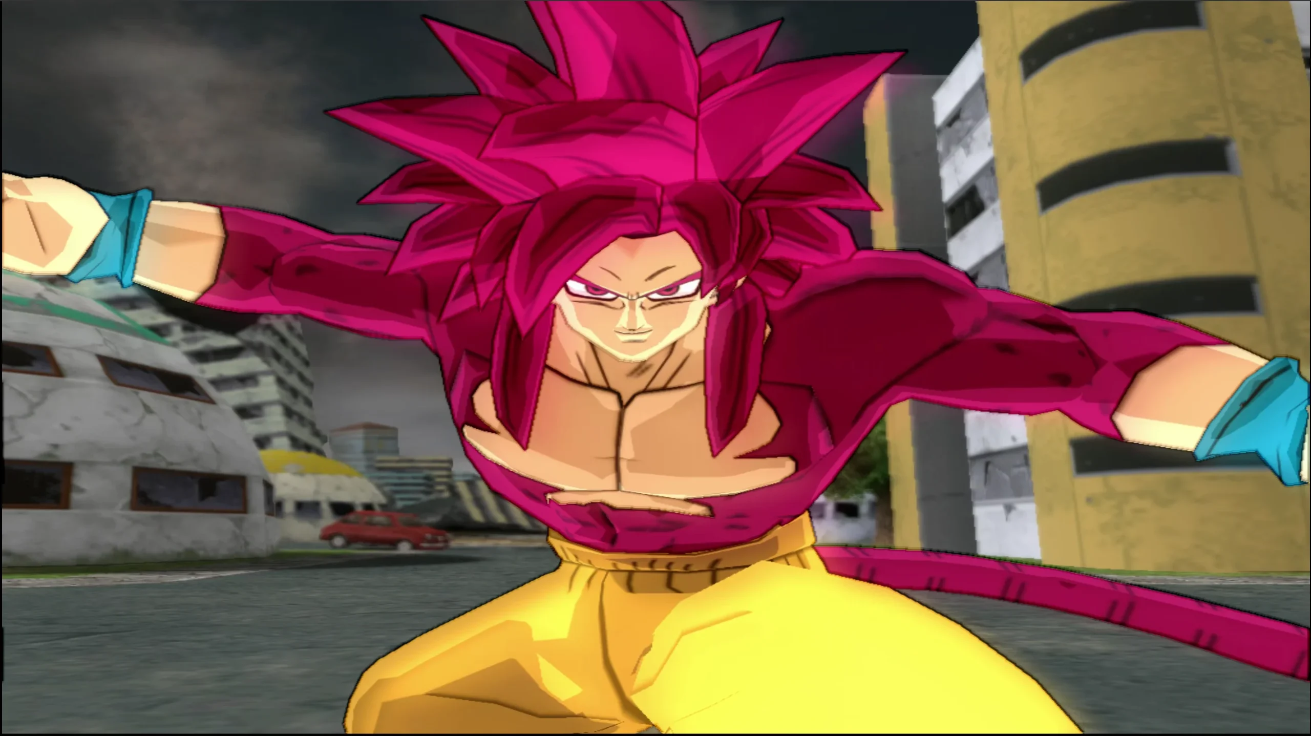 Goku Super Saiyan 4 Daima close up Budokai Tenkaichi 3 Sparking Zero Mod PS2 ISO