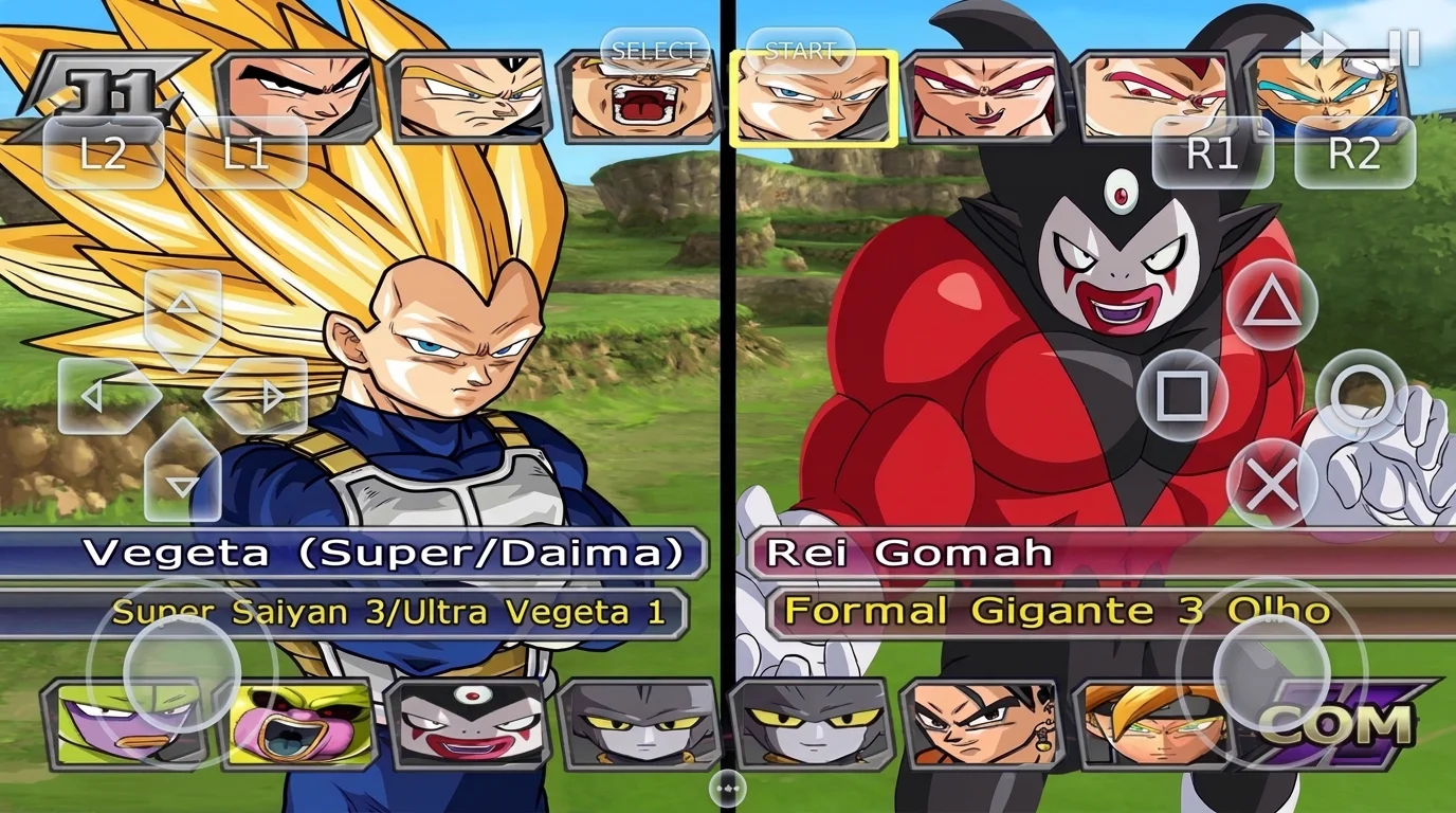 Vegeta Super Saiyan 3 Daima vs King Gomah Budokai Tenkaichi 3 Sparking Zero Mod PS2 ISO
