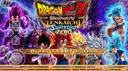 Dragon Ball Z Budokai Tenkaichi 3 Sparking Zero Mod PS2 ISO title screen